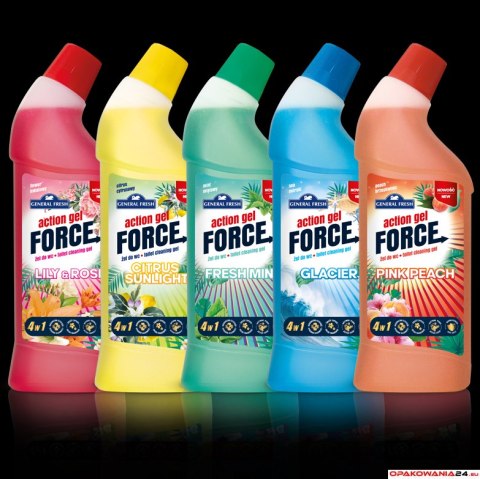 General Fresh Żel do WC ACTION FORCE Miętowy1000 ml