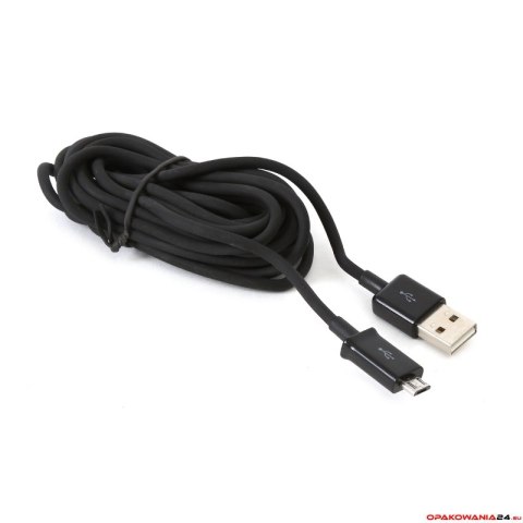 Kabel USB TYPE USB TO MICRO USB czarny 3metry 2A PLATINET PUC3MBB