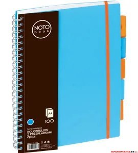 Kołobrulion GRAND NOTOBook kratka, A4/100 kartek, niebieski 150-1405 5 przekładek Kołobrulion GRAND NOTOBook kratka, A4/100 kartek, niebieski 150-1405 5 przekładek