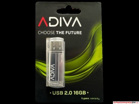 Pamięć Pendrive ADIVA 16GB srebrna USB 2.0