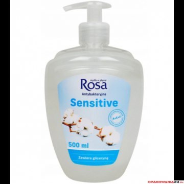 ROSA Mydło w płynie antybakteryjne z dozownikiem 500ml Sensitive