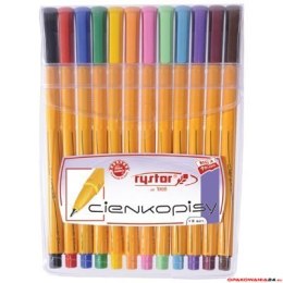 Cienkopis RC-04 etui 12 szt RYSTOR 403-1