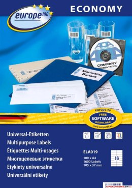 Etykiety uniwersalne ELA019 105 x 37 100