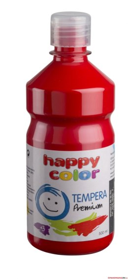 Farba TEMPERA Premium 500ml czerwona HAP