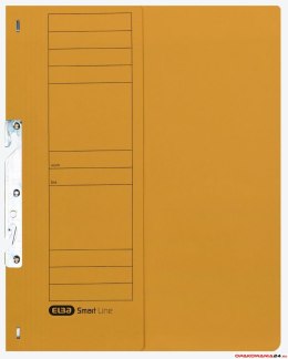 Skoroszyt kartonowy ELBA 1/2 A4, hakowy, żółty, 100551892