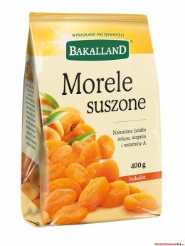 Morele suszone 400g BAKALLAND