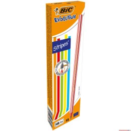 Ołówek bez gumki BIC Evolution Stripes 6