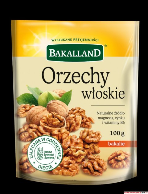 Orzechy wĹ‚oskie 100g BAKALLAND