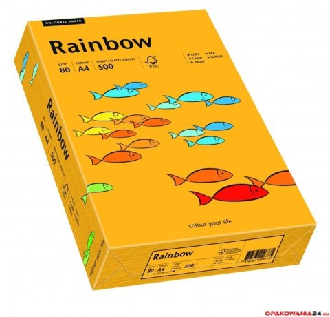 Papier xero kolorowy RAINBOW jasnopomara