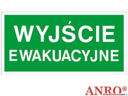 Tabliczka WyjĹ›cie Ewakuacyjne 200x400 Z-2e PT ANRO