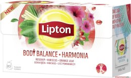Herbata LIPTON HARMONIA (20 saszetek) dzika róża z hibiskusem ziołowa