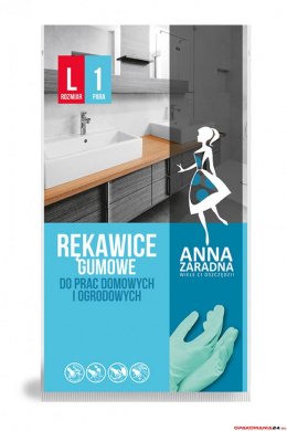 RÄ™kawice gumowe ĹĽĂłĹ‚te L ANNA ZARADNA R07