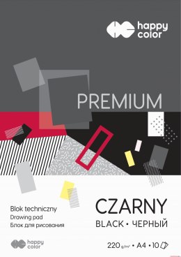 Blok techniczny PREMIUM czarny A4 220g H