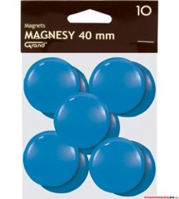 Magnesy 40mm GRAND niebieskie(10)^ 130-1