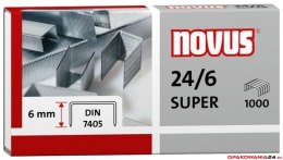 Zszywki 24/6 DIN SUPER 1000sztuk NOVUS 0