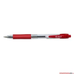 Długopis automat.D.RECT 294A czerwony 101322 LEVIATAN
