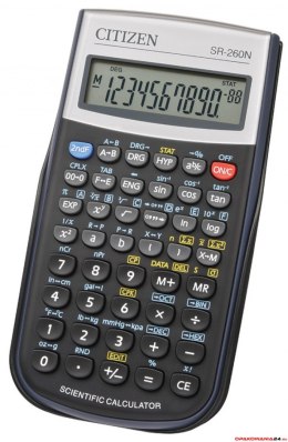 Kalkulator_naukowy CITIZEN SR-260N, 10-cyfrowy, 154x80mm, etui, czarny