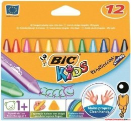 Kredki PLASTIDECOR TRIANGLE 12k BIC 8297