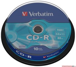 Płyta CD-R VERBATIM CAKE(10) Extra Prote
