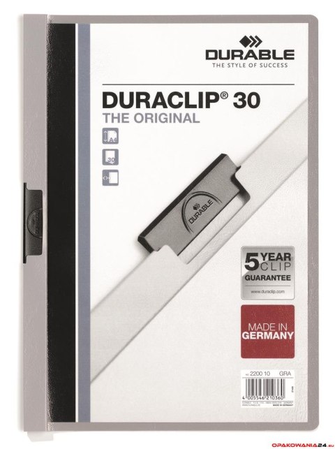 Skoroszyt DURABLE DURACLIP Original 30 s