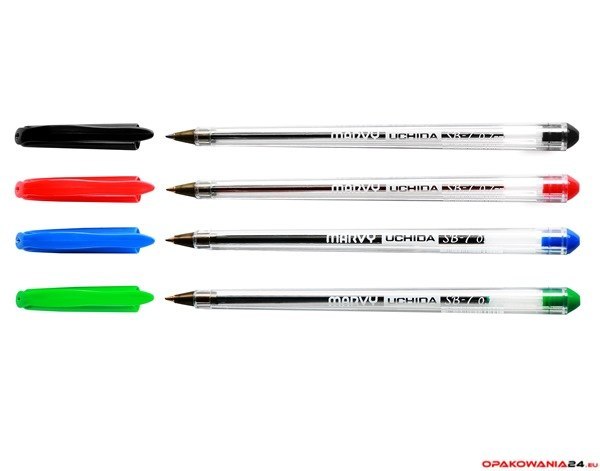 Długopisy ze skuwką